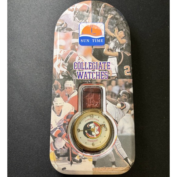 Sun Time Other - Sun Time Florida State Seminoles Watch Unisex OS Brown FSU Logo Collegiate